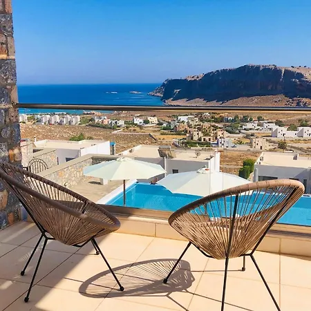 Villa Vitabel Sea View In Lindos (Rhodes)