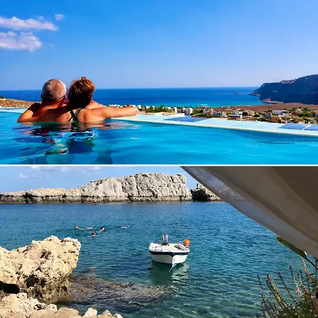 Villa Vitabel Sea View In Lindos (Rhodes)